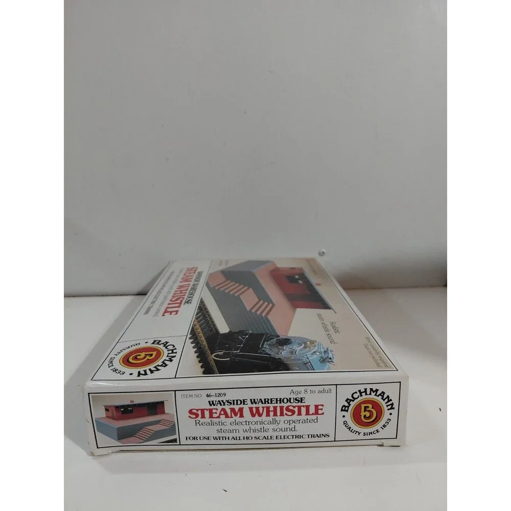 Bachman 46-1209 HO Gauge Model Railroad Wayside Warehouse Steam Whistle w/Box